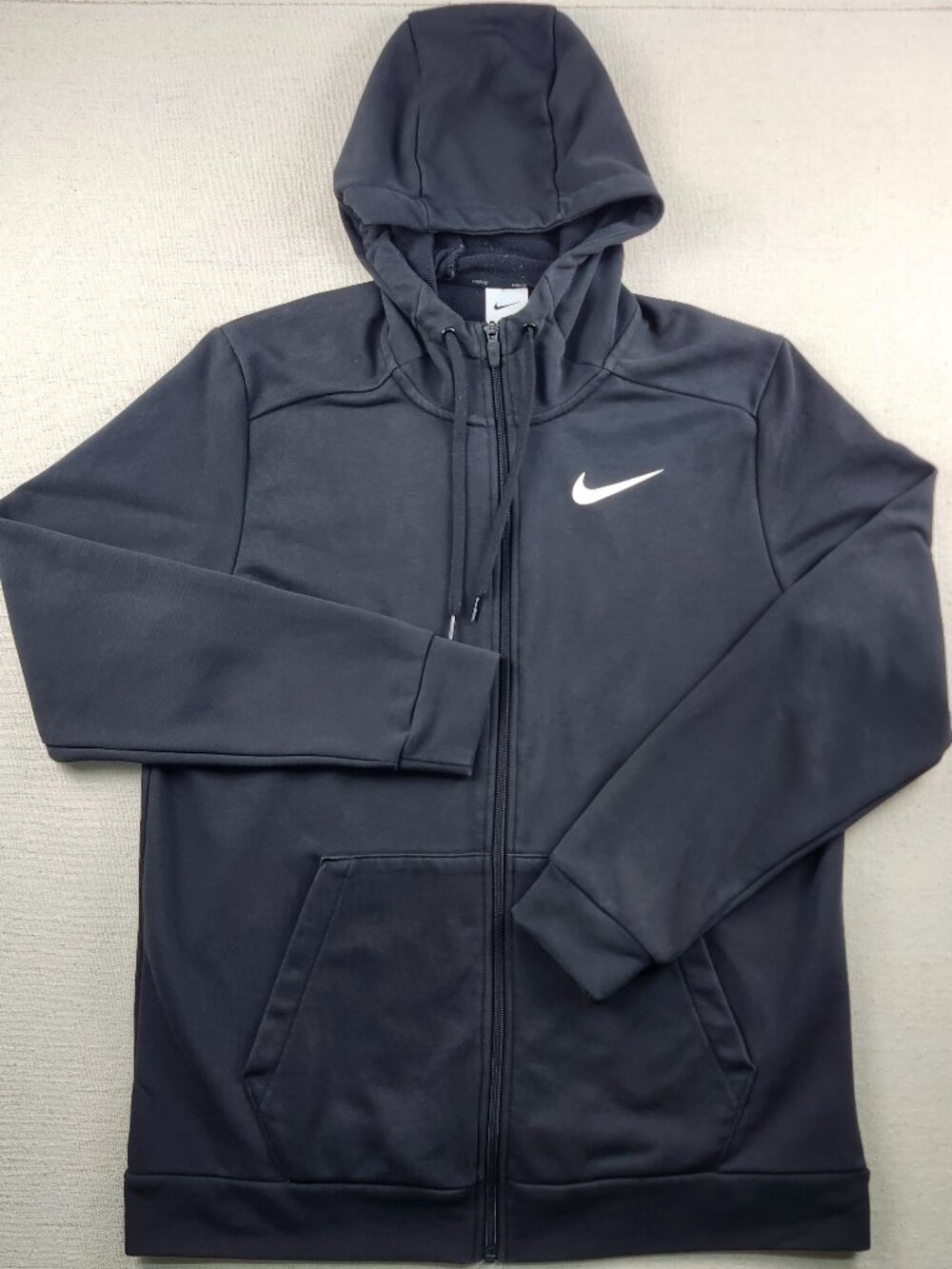 Nike Dri-FIT Full Zip Hoodie Men’s Medium Black CZ6376-010